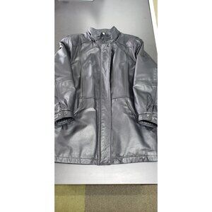 Field Gear Leather Coat SZ Large